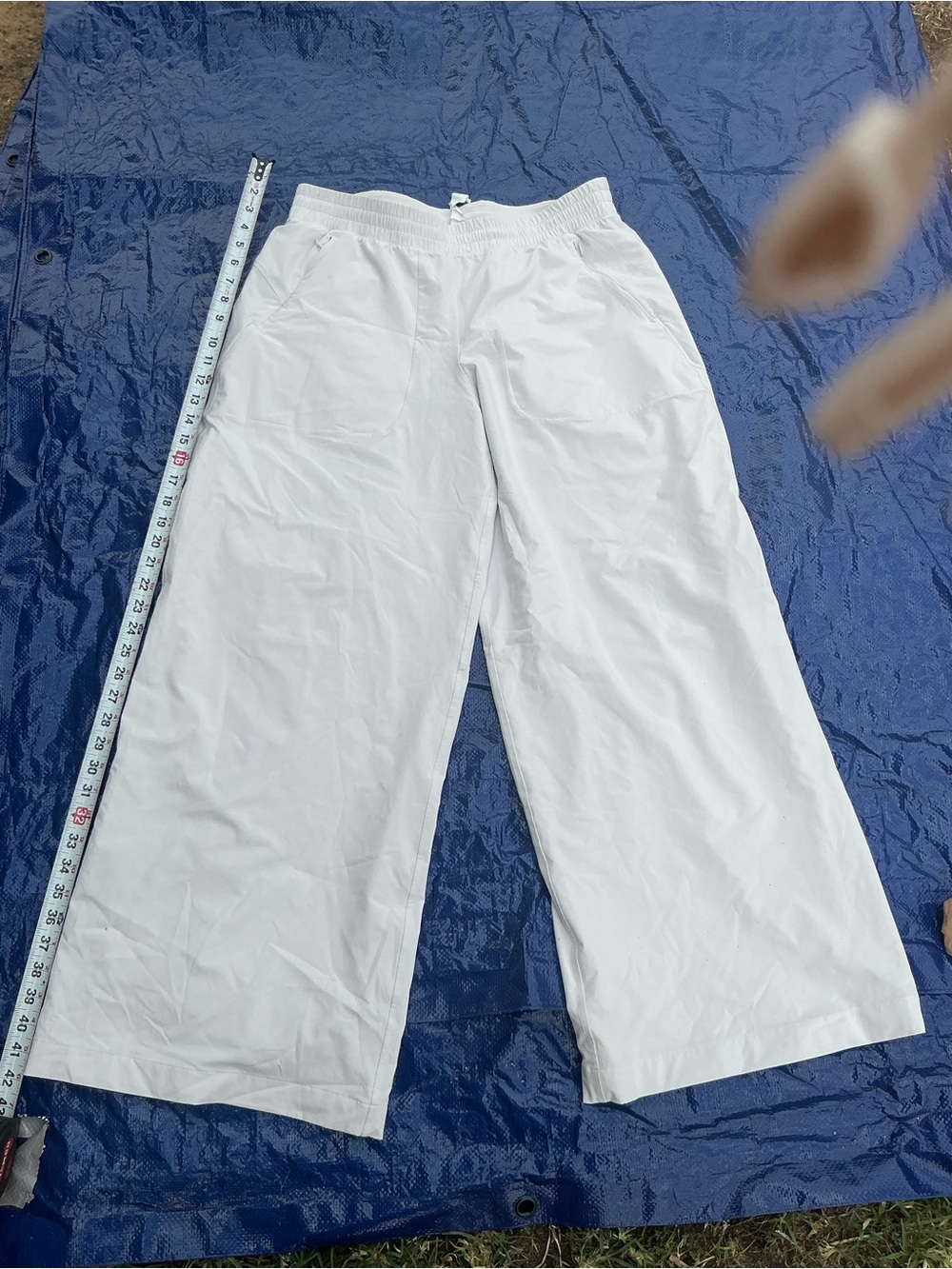 lululemon athletica Kids White Wide-Leg Jogger Pants